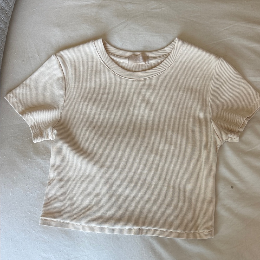 Nuuds Cream baby Tee